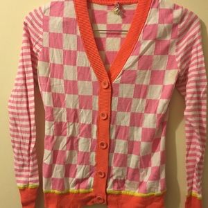 Adorable colorful cardigan!